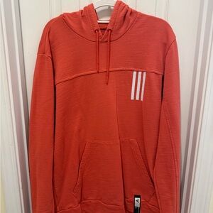adidas Men's Bold Red Hoodie
